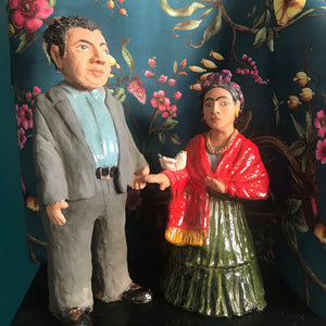 Frida et Diego en céramique